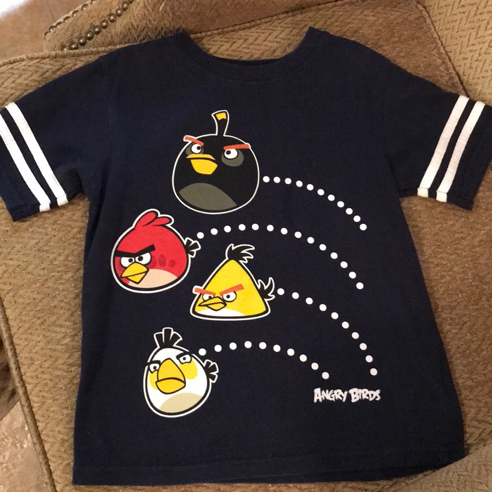 Navy Angry Birds Tee Shirt